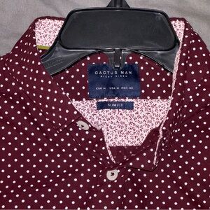 Cactus Man Slim Fit Button Up M